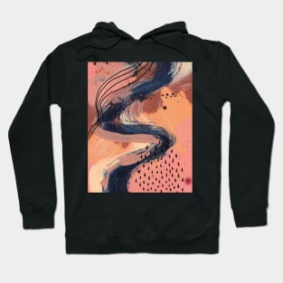 Modern abstract painting, acrylic painting 6 Hoodie